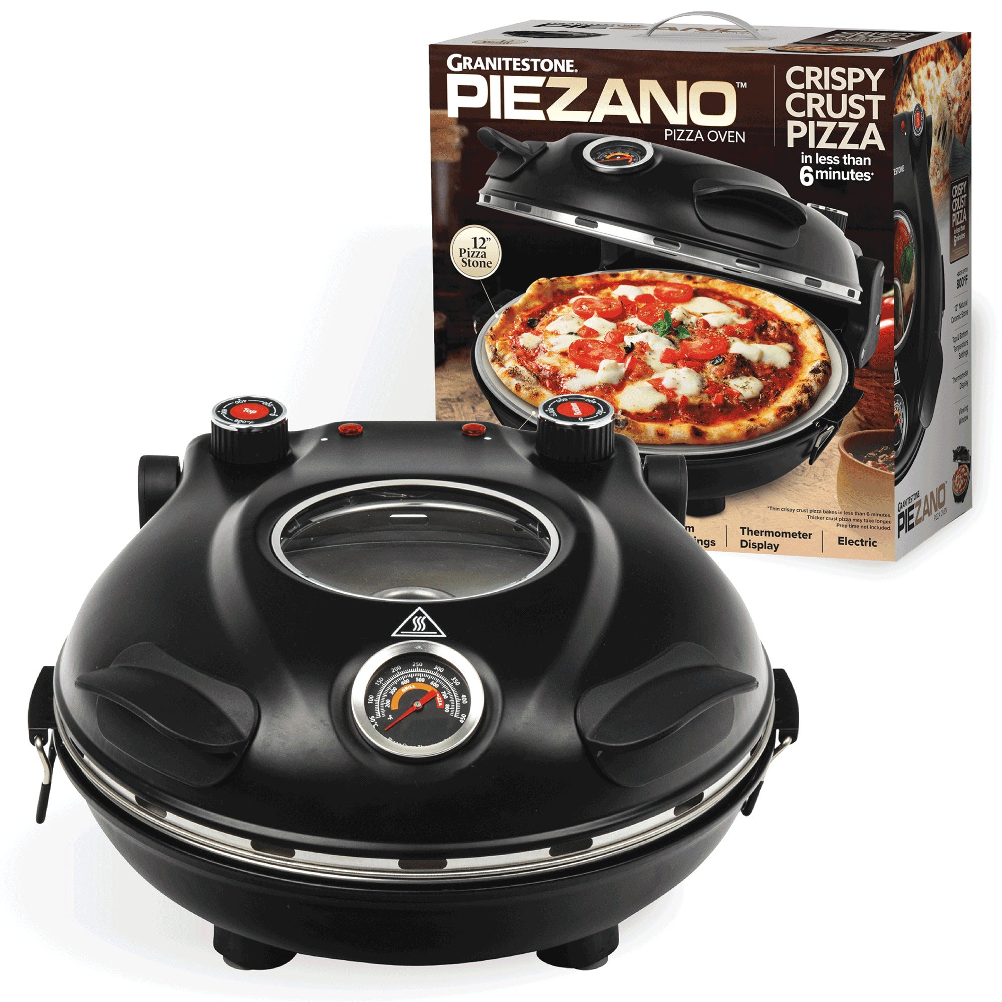 Black Pizza Oven