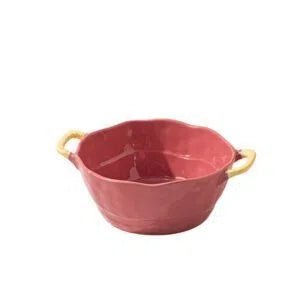 Pink Petal Ceramic Soup Bowl